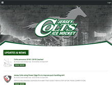 Tablet Screenshot of coltsicehockey.com